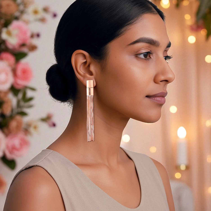 Rose Gold Venla Danglers