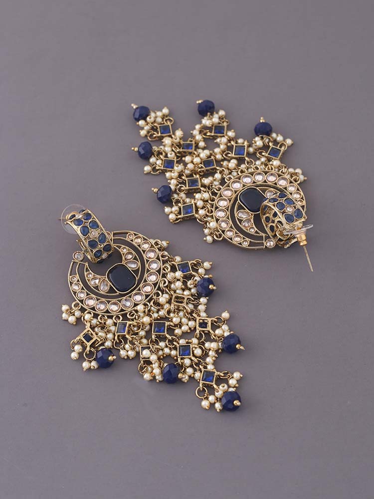 Royal Blue Hema Chandbalis