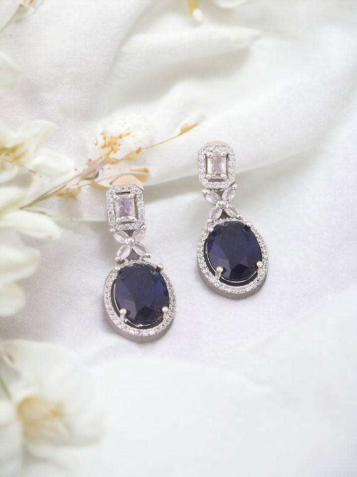 Royal Blue Icardi Zirconia Danglers
