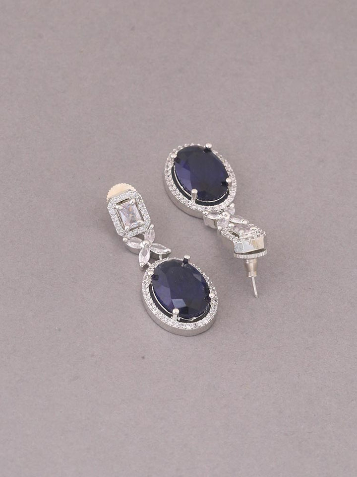 Royal Blue Icardi Zirconia Danglers