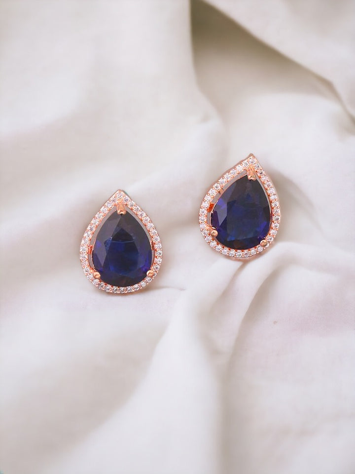 Royal Blue Stefy Zirconia Studs