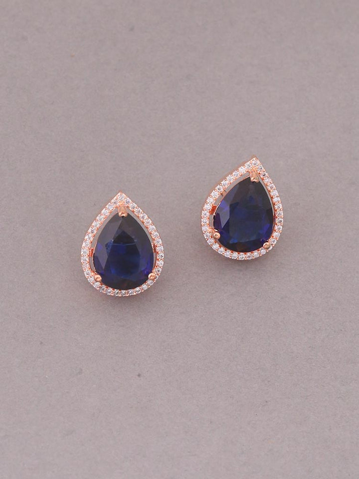 Royal Blue Stefy Zirconia Studs