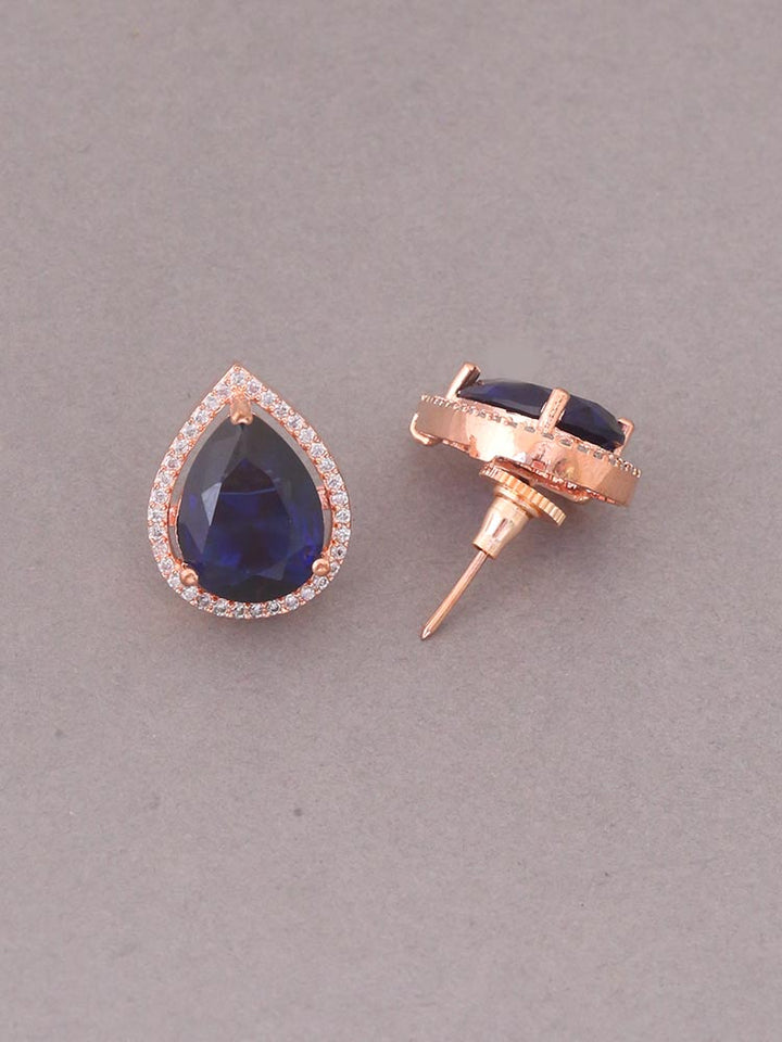 Royal Blue Stefy Zirconia Studs