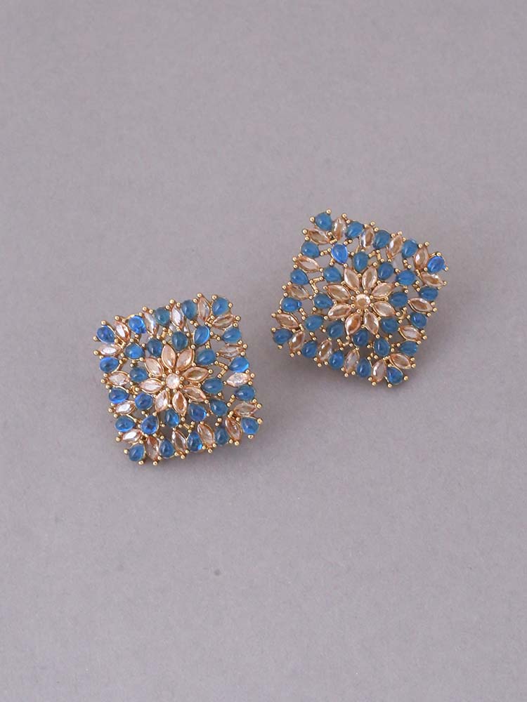 Royal Daliha Square Studs