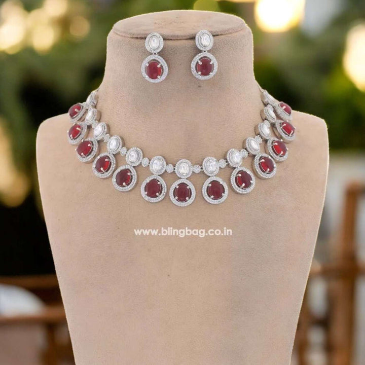Ruby Adele Zirconia Jewellery Set - EOSS