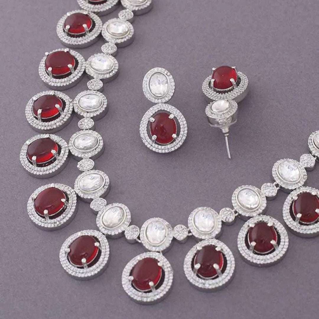 Ruby Adele Zirconia Jewellery Set - EOSS
