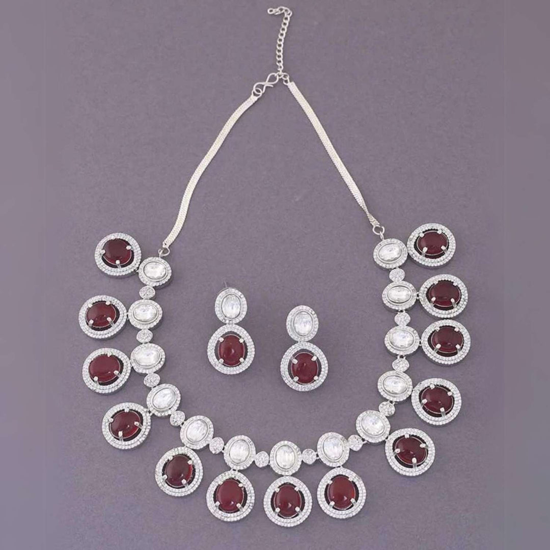 Ruby Adele Zirconia Jewellery Set - EOSS