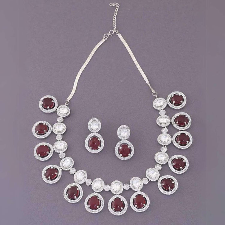 Ruby Adele Zirconia Jewellery Set - EOSS