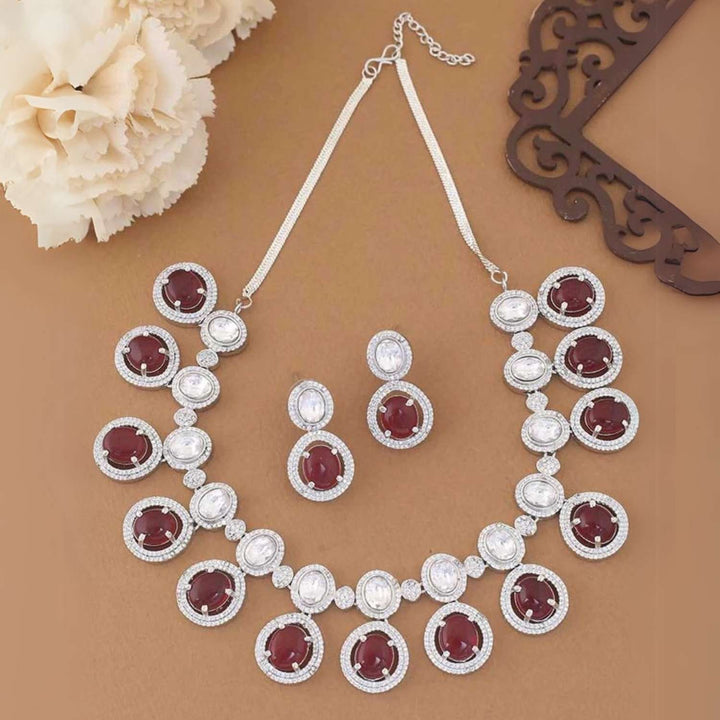 Ruby Adele Zirconia Jewellery Set - EOSS