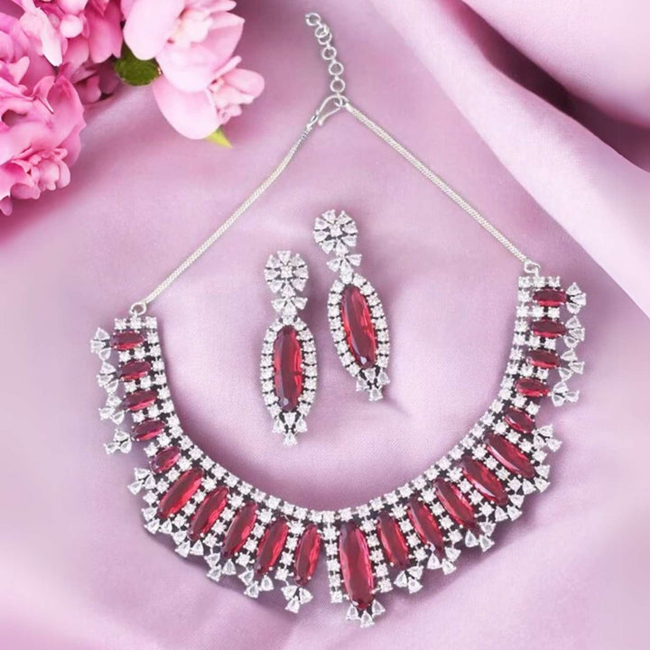 Ruby Adie Zirconia Jewellery Set