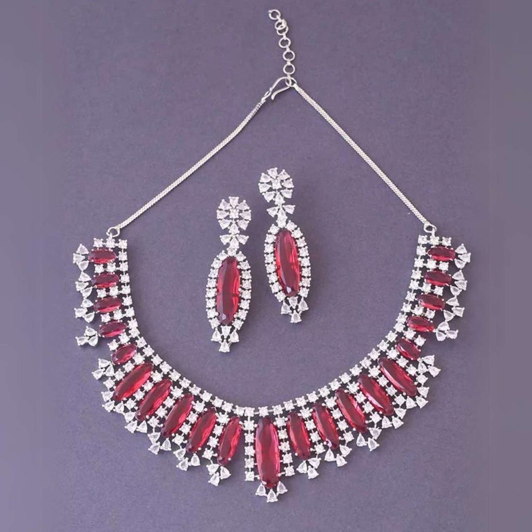 Ruby Adie Zirconia Jewellery Set