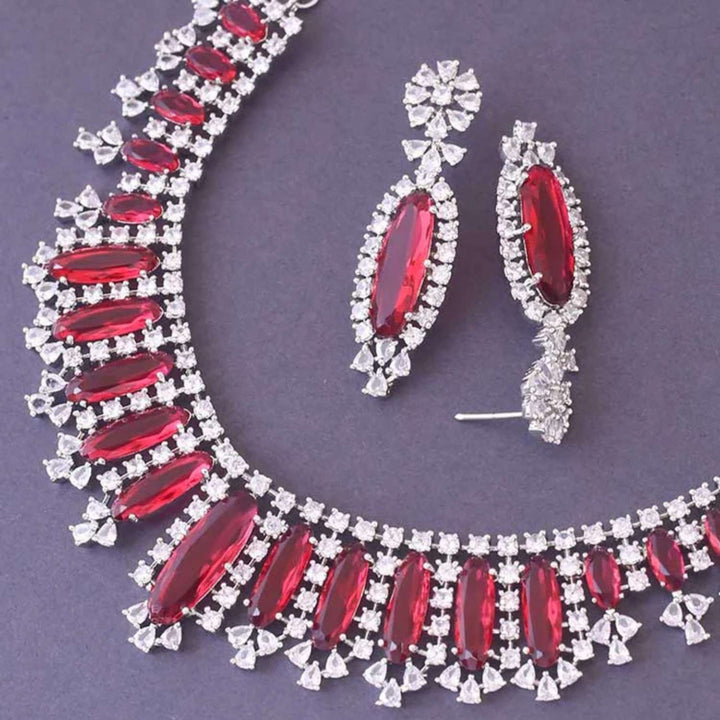 Ruby Adie Zirconia Jewellery Set