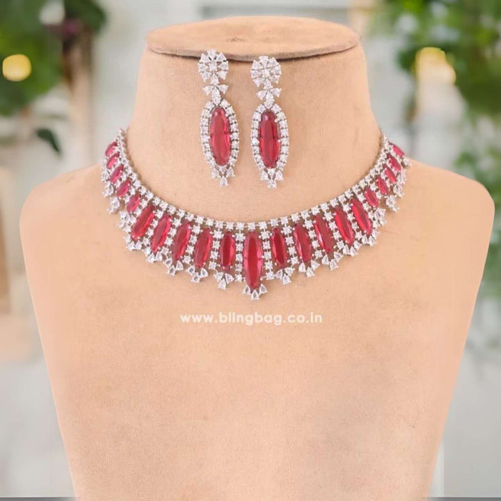 Ruby Adie Zirconia Jewellery Set