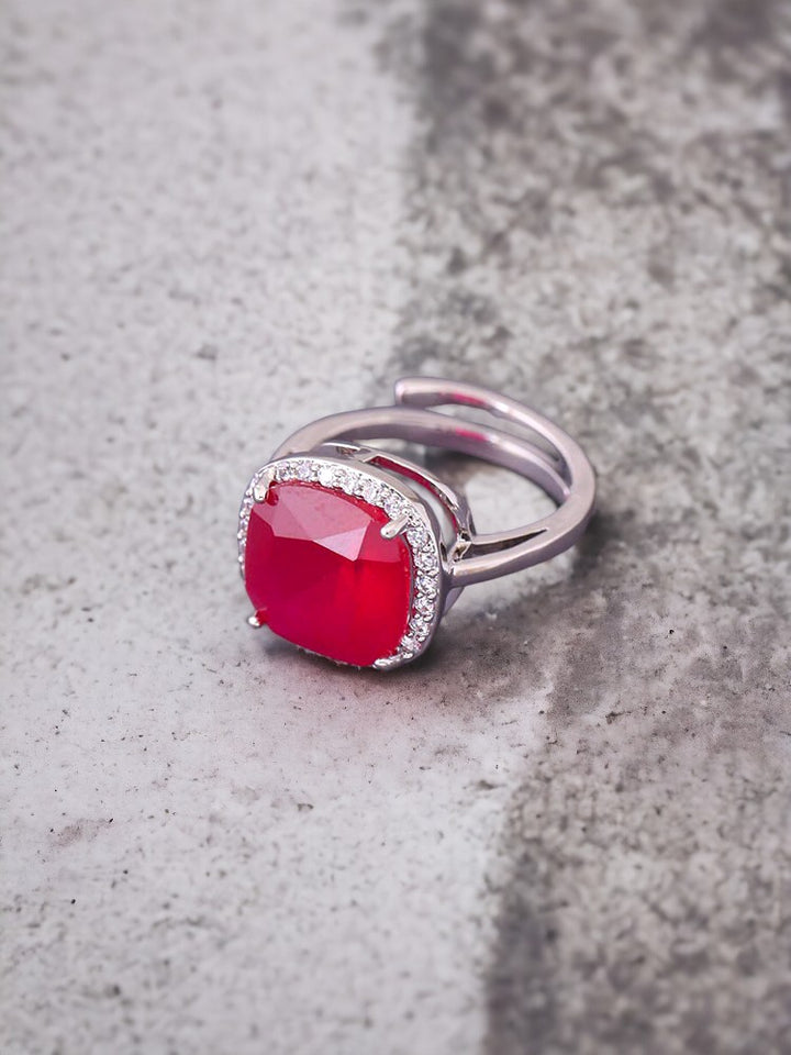 Ruby Aggeliki Adjustable Ring