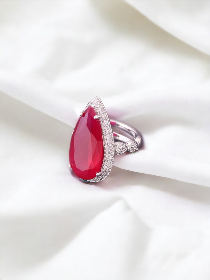 Ruby Alexandra Adjustable Ring