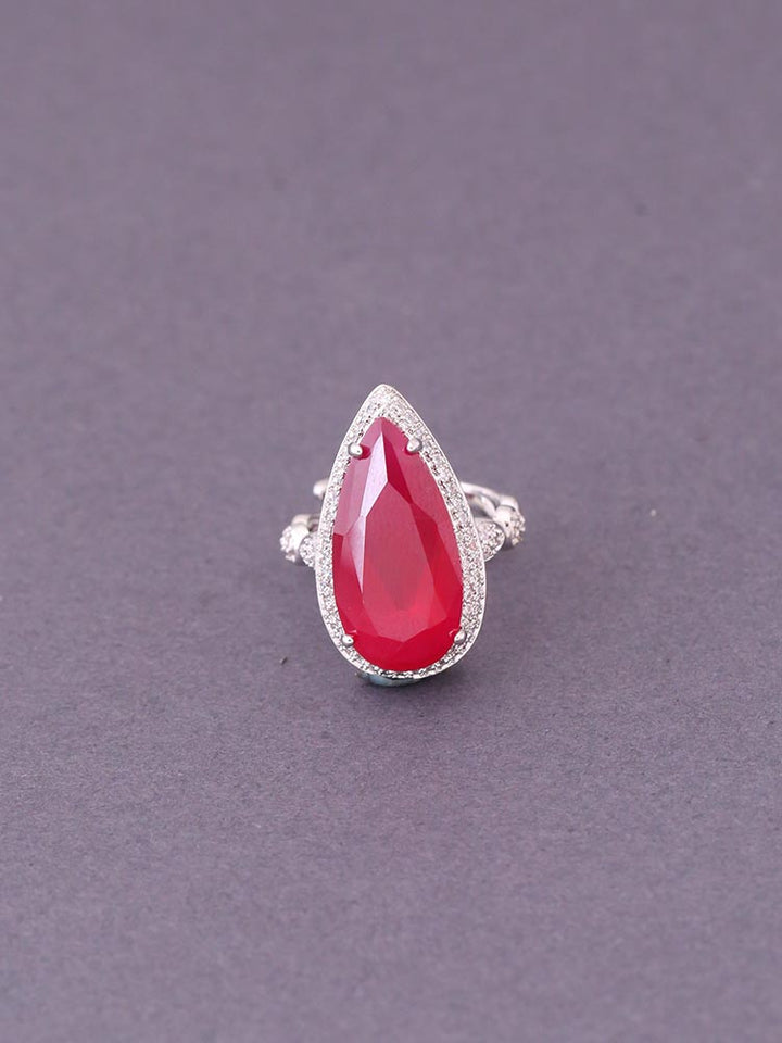 Ruby Alexandra Adjustable Ring