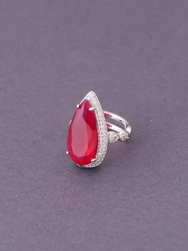 Ruby Alexandra Adjustable Ring