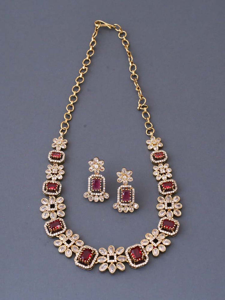 Ruby Anja Victorian Jewellery Set - New Arrival