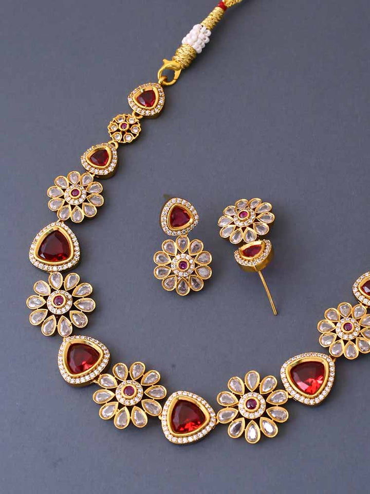 Ruby Antje Victorian Jewellery Set - New Arrival