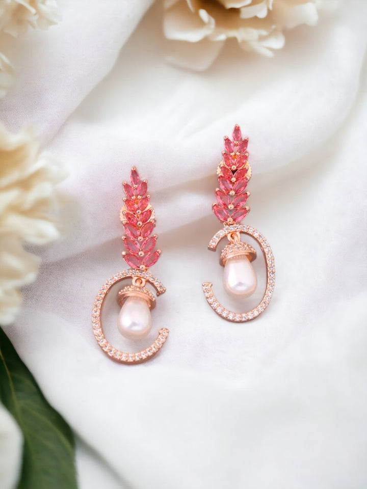 Ruby Billie Zirconia Danglers