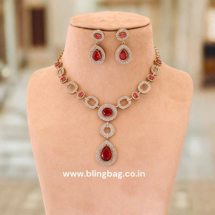 Ruby Christa Victorian Jewellery Set - New Arrival