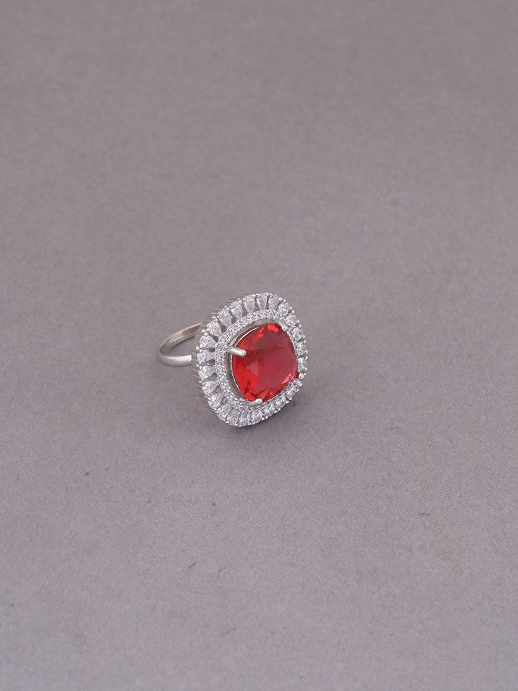 Ruby Chrysoula Zirconia Ring