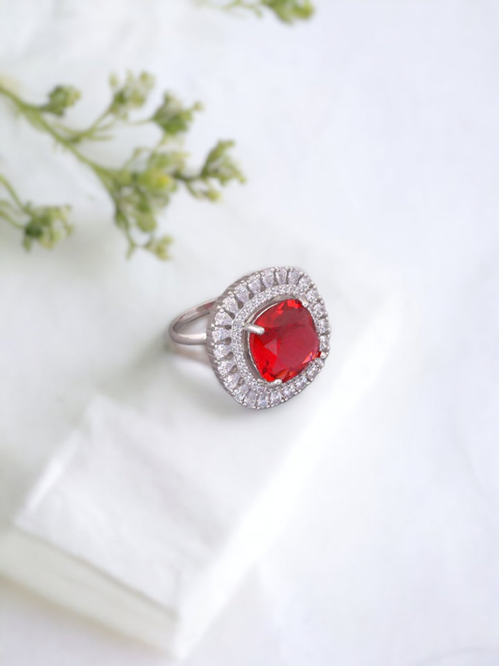 Ruby Chrysoula Zirconia Ring
