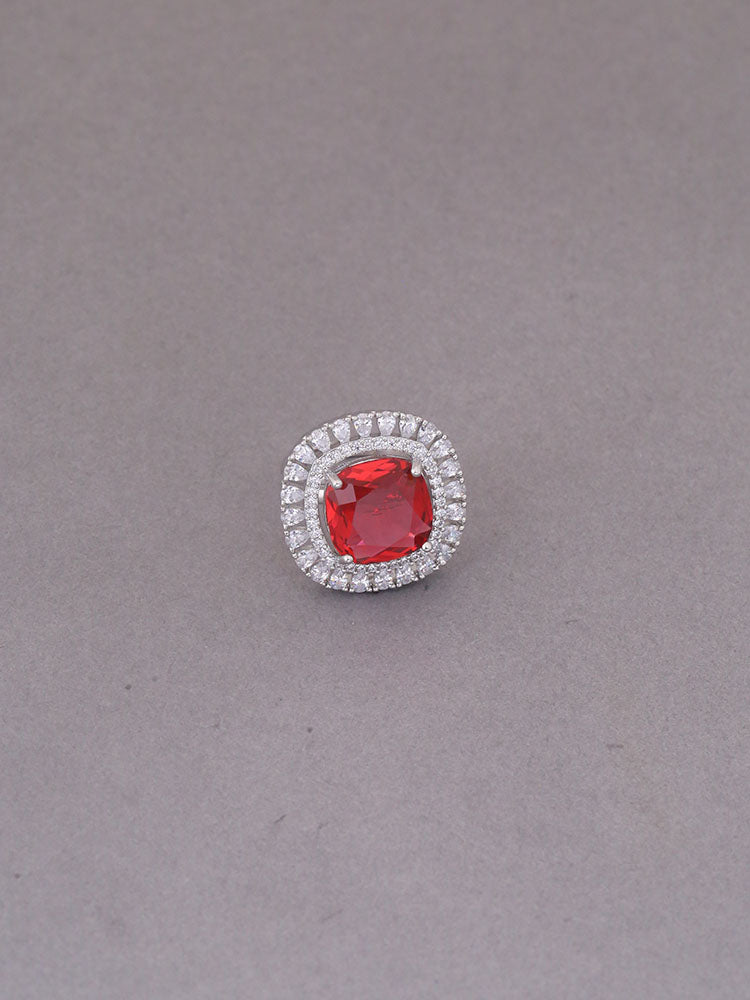 Ruby Chrysoula Zirconia Ring
