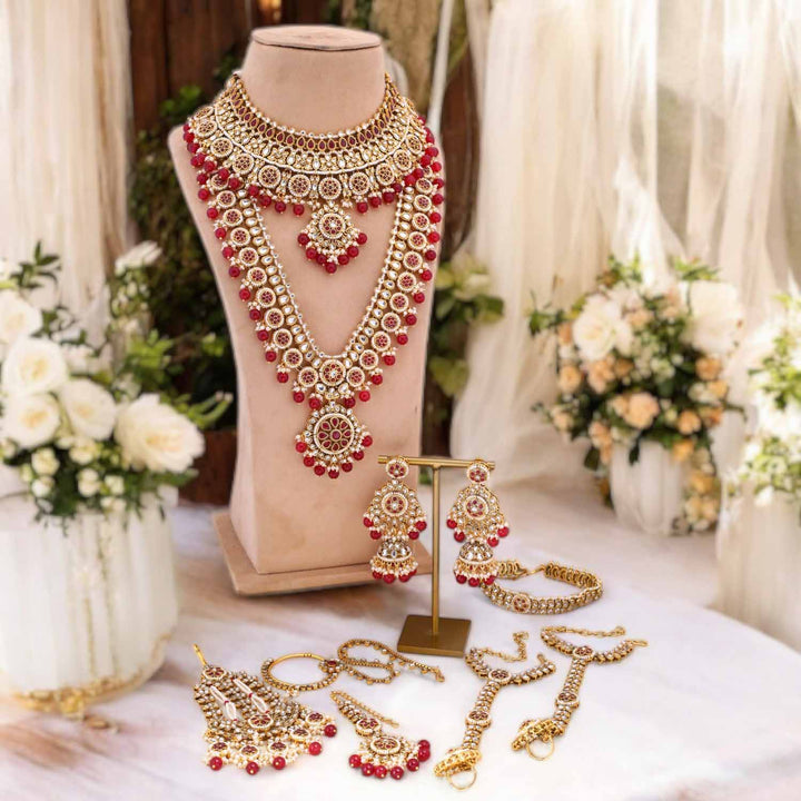Gold Necklace Dulhan Ka Har Set Dulhan Rani Haar Ke Photo Dulhan