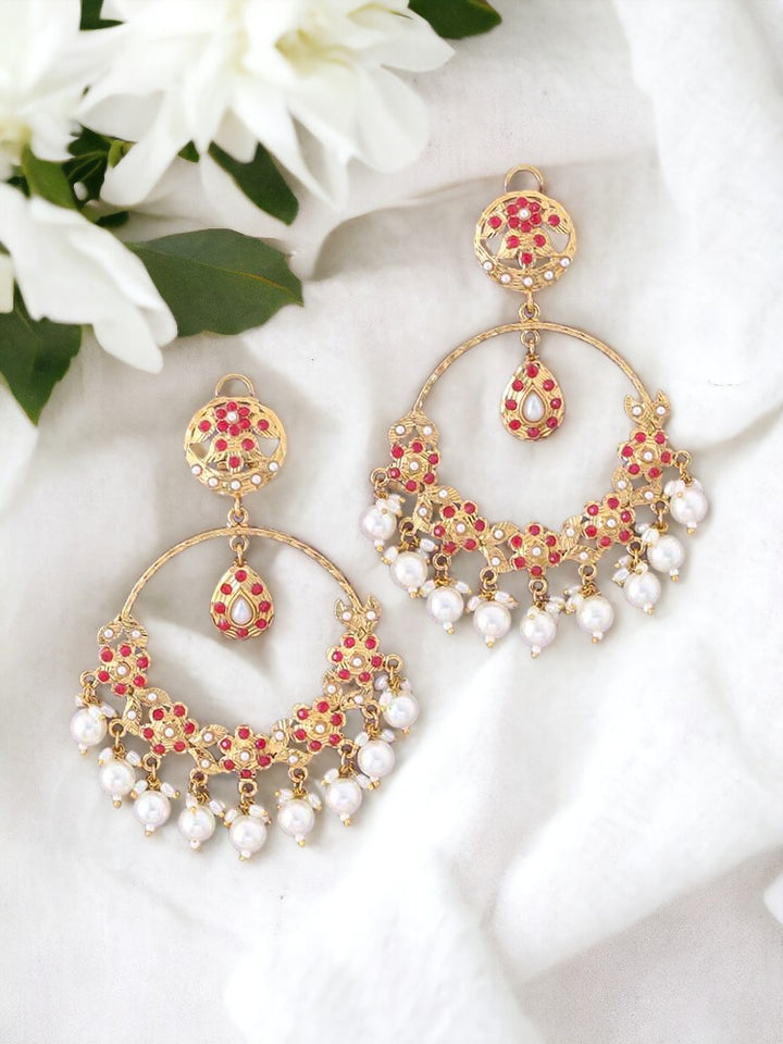 Ruby Darshana Ethnic Chandbalis