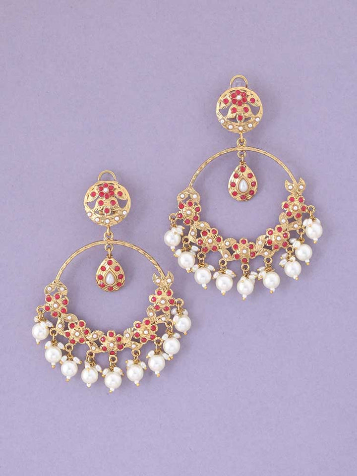 Ruby Darshana Ethnic Chandbalis