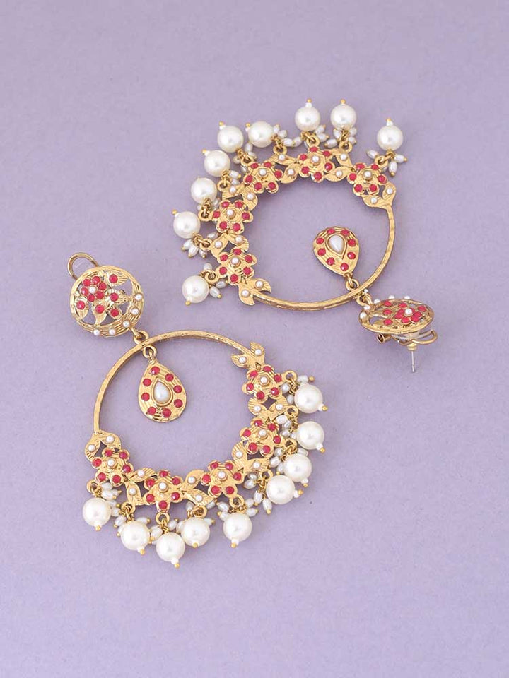 Ruby Darshana Ethnic Chandbalis