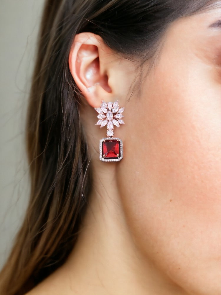 Ruby Debora Zirconia Danglers