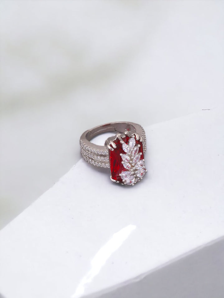 Ruby Despoina Adjustable Ring