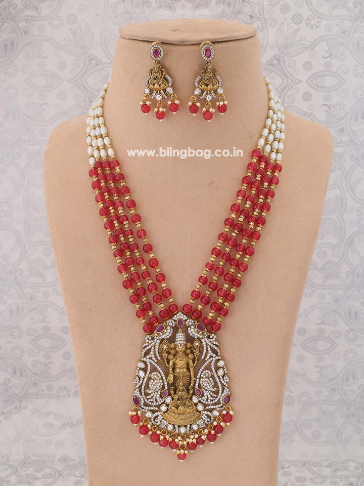 Ruby Durga Jewellery Set