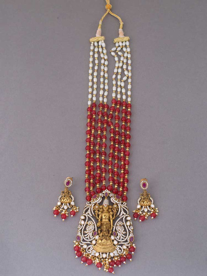 Ruby Durga Jewellery Set