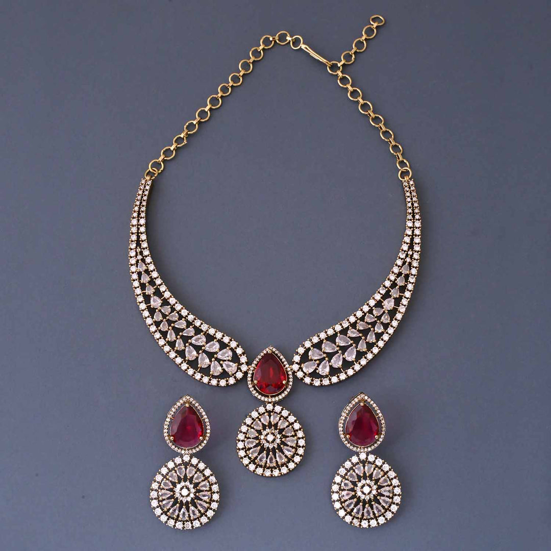 Ruby Edel Victorian Jewellery Set - New Arrival