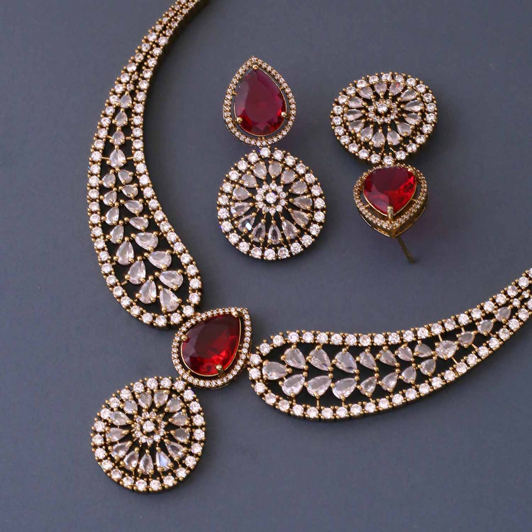 Ruby Edel Victorian Jewellery Set New Arrival – Bling Bag