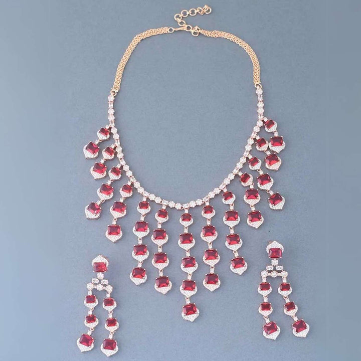 Ruby Ellyse Zirconia Jewellery Set - EOSS