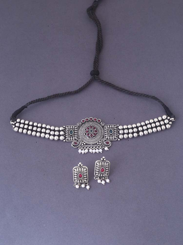 Multicolor Eeshani Jewellery Set