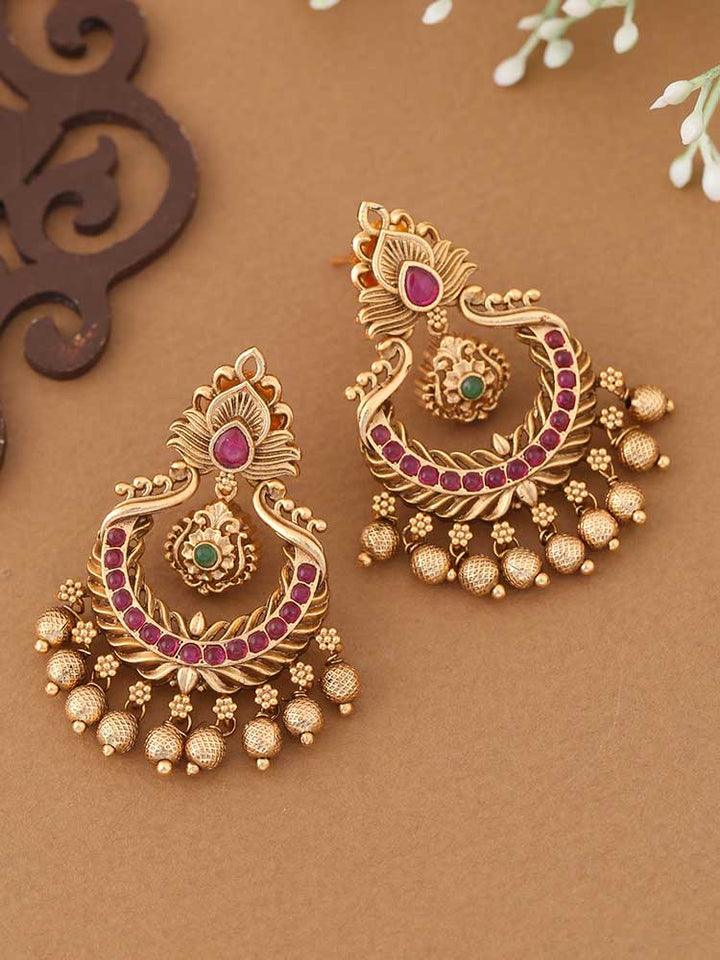 Ruby Shaily Danglers