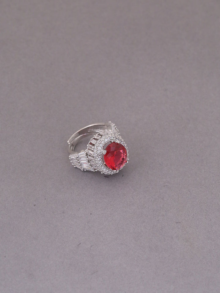 Ruby Evgenia Zirconia Ring - EOSS