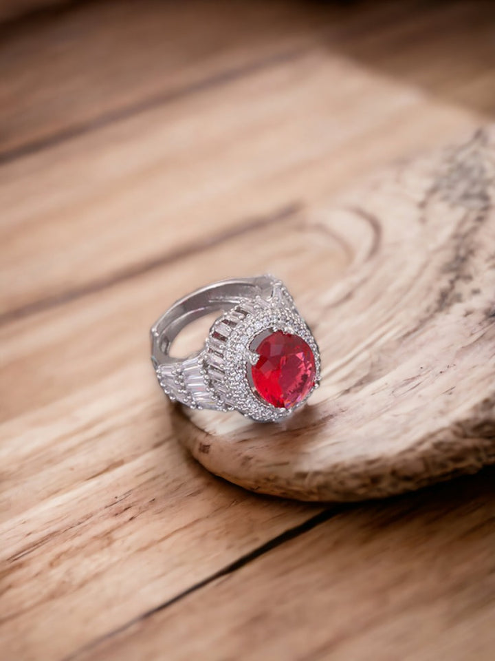 Ruby Evgenia Zirconia Ring - EOSS
