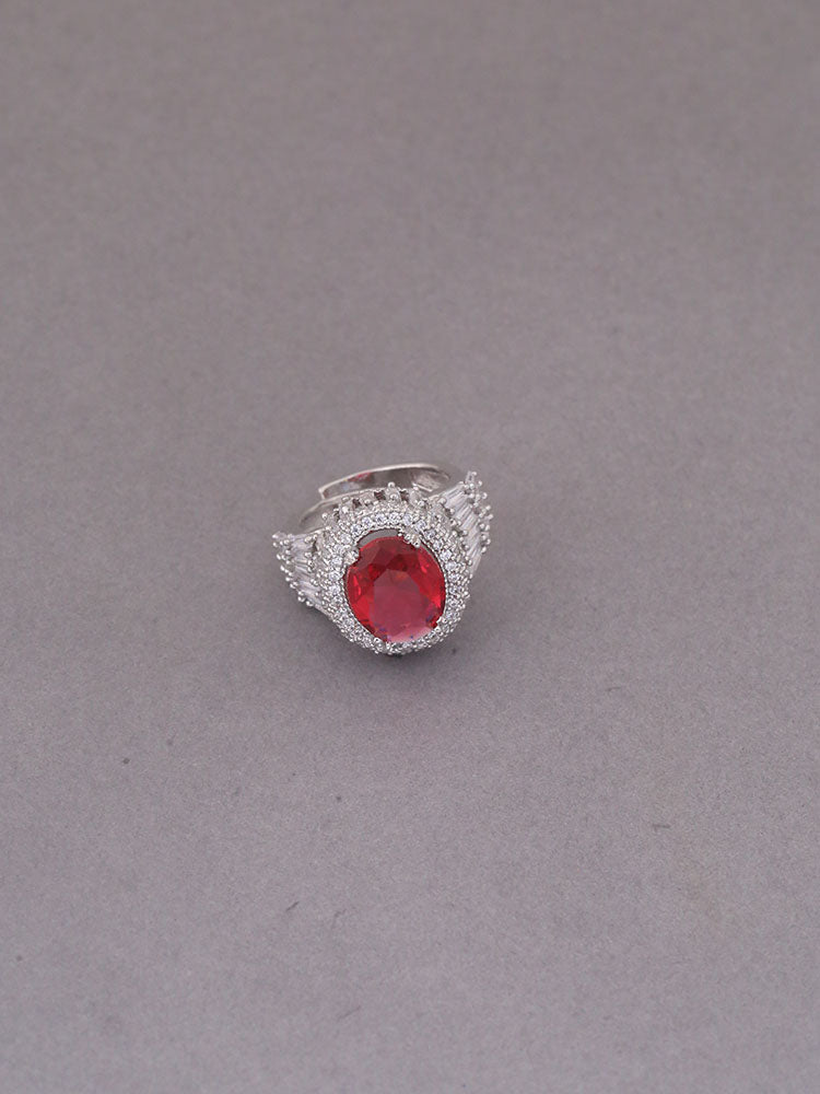 Ruby Evgenia Zirconia Ring - EOSS