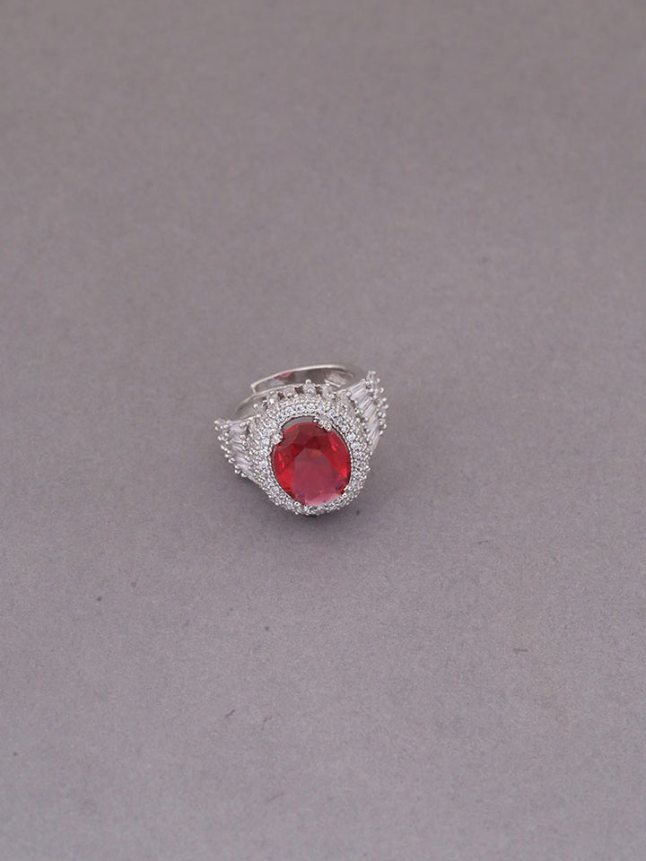 Ruby Evgenia Zirconia Ring - EOSS