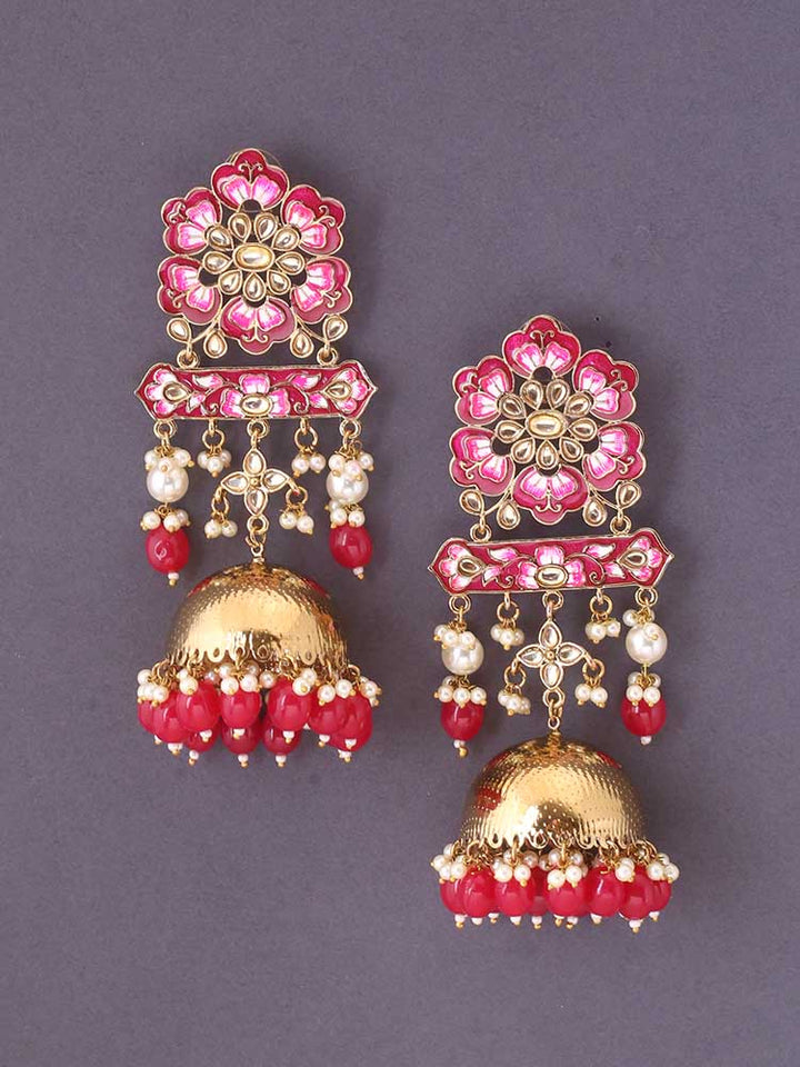 Ruby Fulwari Ethnic Jhumkis