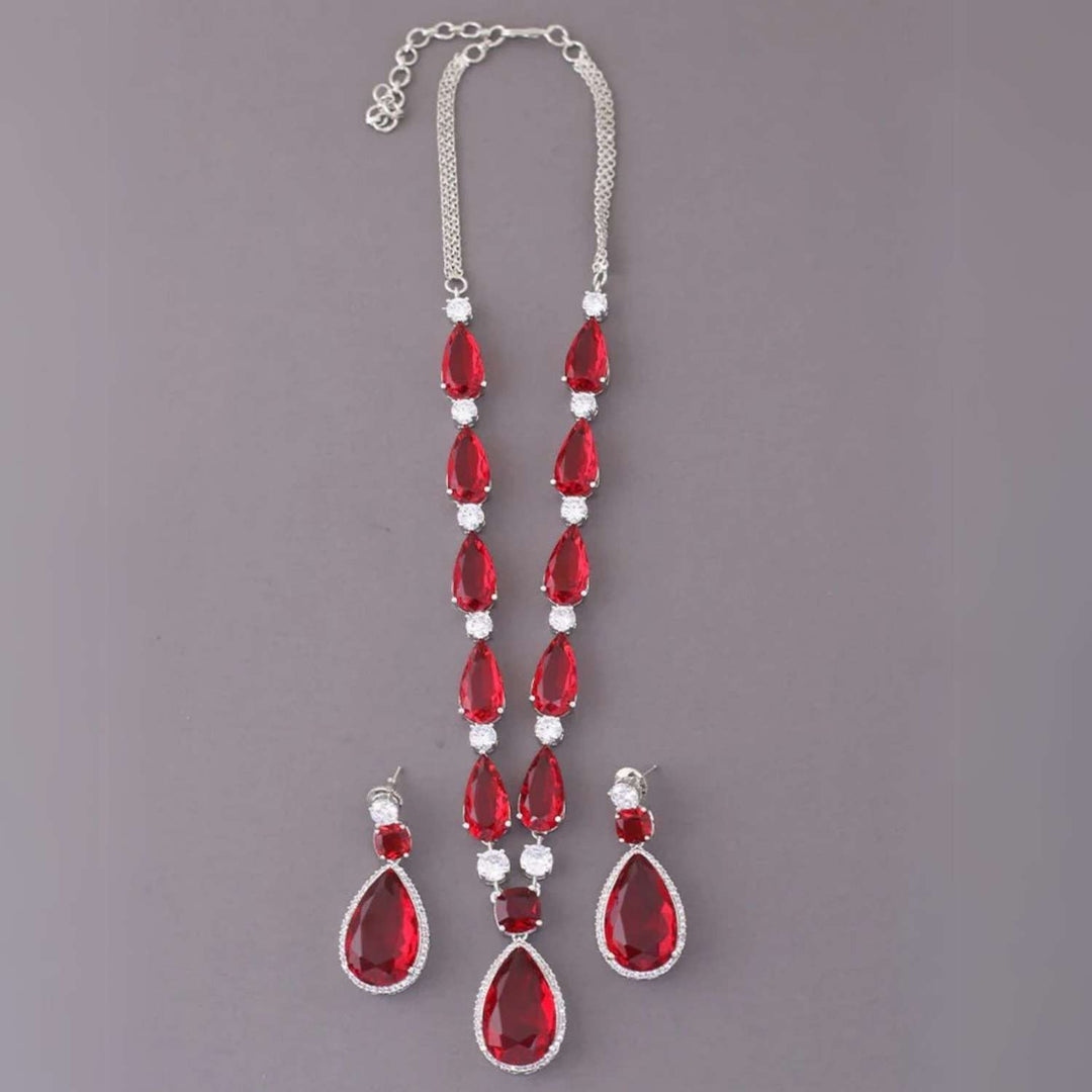 Ruby Hanna Zirconia Jewellery Set