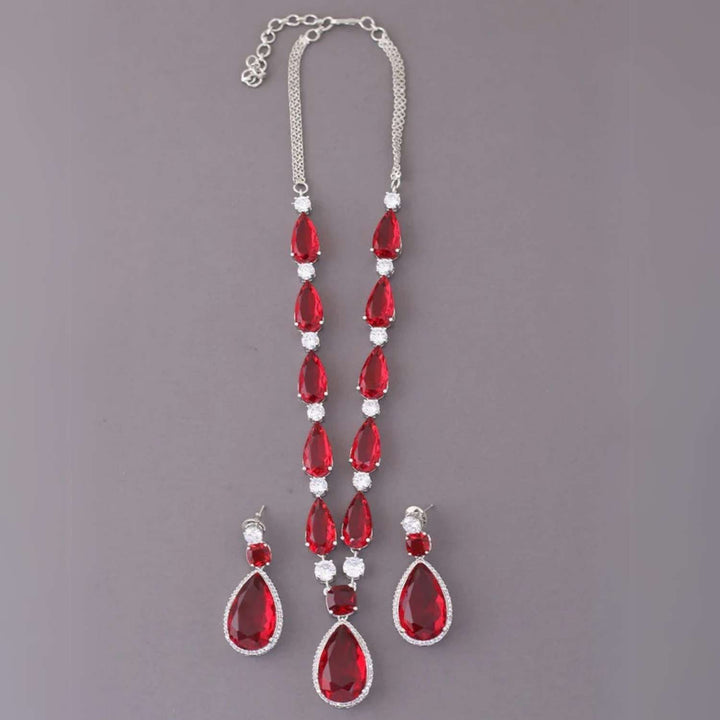 Ruby Hanna Zirconia Jewellery Set