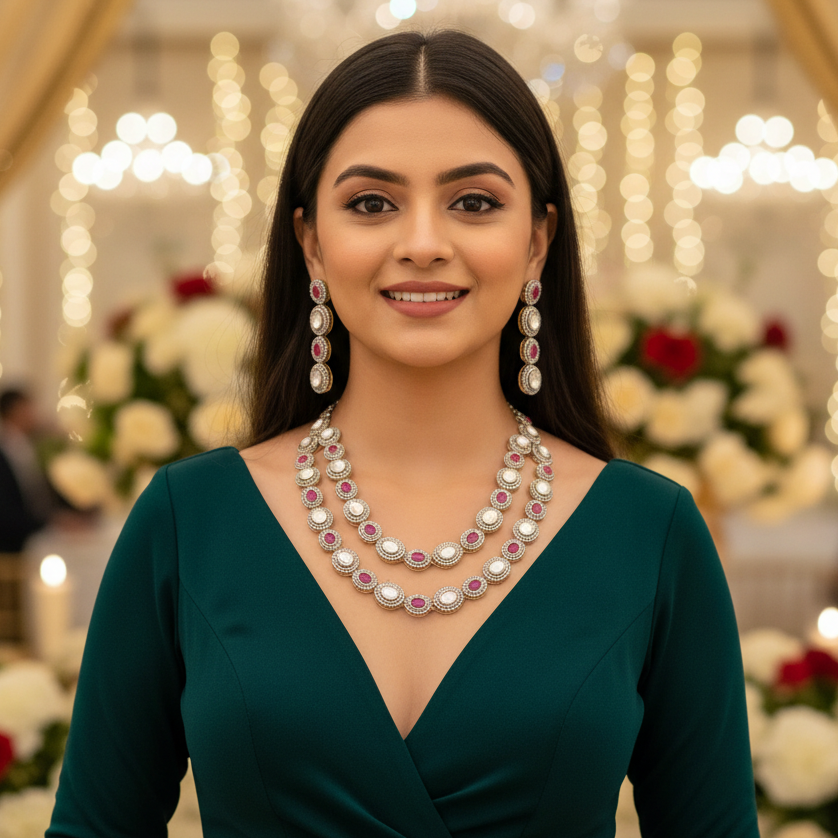 Ruby Hattie Zirconia Jewellery Set - EOSS