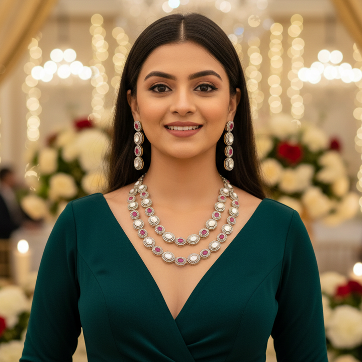 Ruby Hattie Zirconia Jewellery Set - EOSS